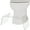 Clear, variant on Squatty Potty Slim Teak Finish Bathroom and Toilet Stool, 7 in