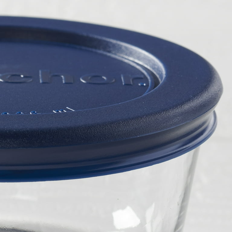 Anchor Containers and Lids, 1 Cup - 8 pieces