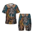 thumbnail image 1 of Balery Coffee-Drinking Skull Conjunto de Pijama Infantil de Manga Corta con Estampado – Ropa de Dormir de Algodón Suave-Medium, 1 of 6