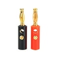 thumbnail image 3 of 20pcs/Packs 4mm Banana Plugs, VBESTLIFE Black & Red Wire Audio Cable Banana Connectors Plug Adapter Female, 3 of 5