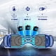 thumbnail image 3 of HOVERSTAR Bluetooth Hoverboard, LBW12A Color cromado o monopatín eléctrico de piel impresa con ruedas intermitentes LED, 3 of 5