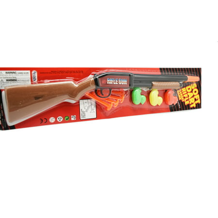 Pump Action Long Barrel Shotgun Soft Dart Shooter Rifle Toy Gun With Target Assorted Styles / Great Gift idea (Best Overall Pump Shotgun)