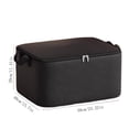 thumbnail image 3 of Bolsa de cuero encerado para acolchar, ideal para viajes y el hogar. Organizador grande y cómodo para mantas y ropa. Bolsa de equipaje duradera para el hogar, perfecta para guardar ropa de cama., 3 of 5