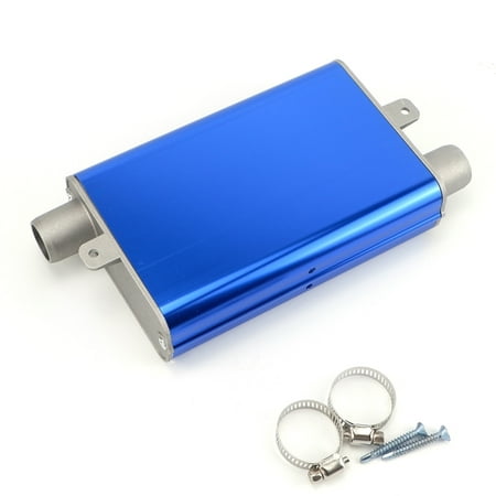 

24mm Exhaust Pipes Upgraded Car Air Diesels Parking Heaters Muffler with 2 Clamps Bracket and 2 Screws