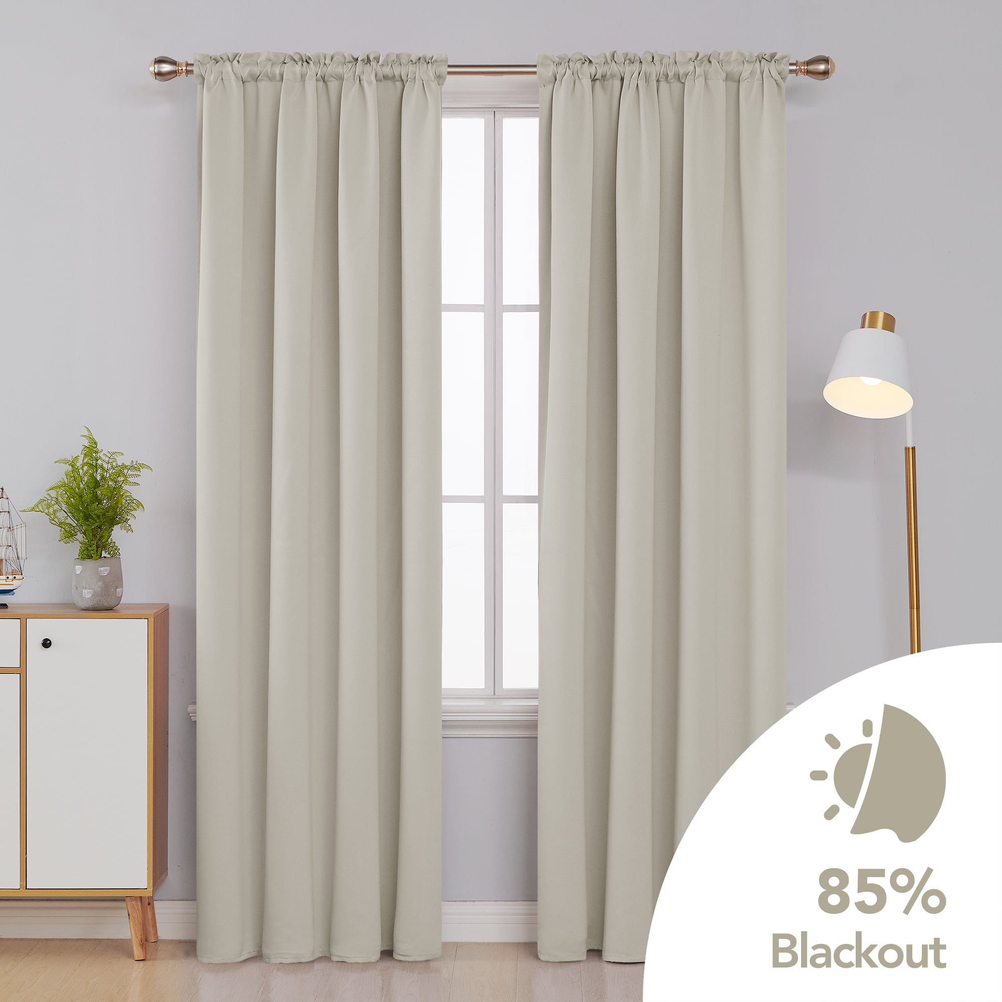 Deconovo Blackout Curtains Room Darkening Drapes and Window Curtains