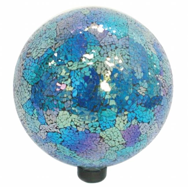 Very Cool Stuff VCSGLMtBP10 Very Cool Stuff 10 in. Mosaic Glass turquoise Blue Purple Walmart