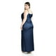 thumbnail image 3 of Vestido de escote drapeado Roman Fashion /Tallas Extras, 2005 (Azul marino) azul marino 36, 3 of 6