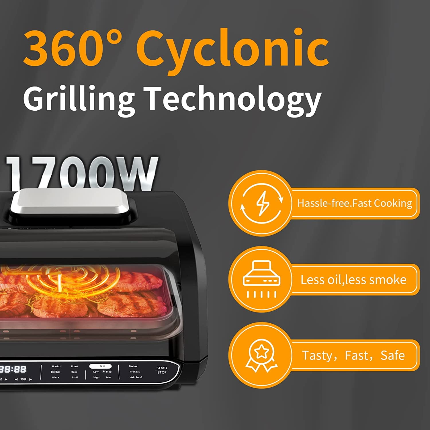 Buy Geek Chef Smart Smart 7in1 Indoor XL Air Fryer Grill Combo