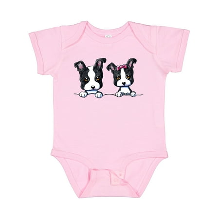 

Inktastic Boston Terriers (Dark Apparel) Gift Baby Boy or Baby Girl Bodysuit
