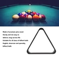 thumbnail image 3 of Billiard Pool Triangle Rack, Precise Pine Wood Pool Table Balls Rack 57.2mm  for Practice, 3 of 7