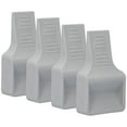 thumbnail image 2 of 4 Pcs Roulettes Universelles en Forme de V pour Meubles Canapé Lit Chaise Armoire Gris, 2 of 14