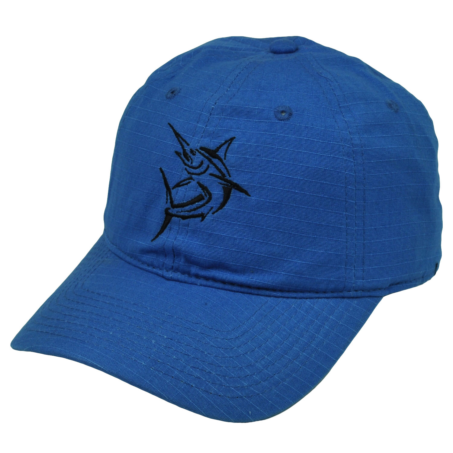 Swordfish Fishing Blue Hat Cap Camp Outdoors Fish Relaxed Broadbill