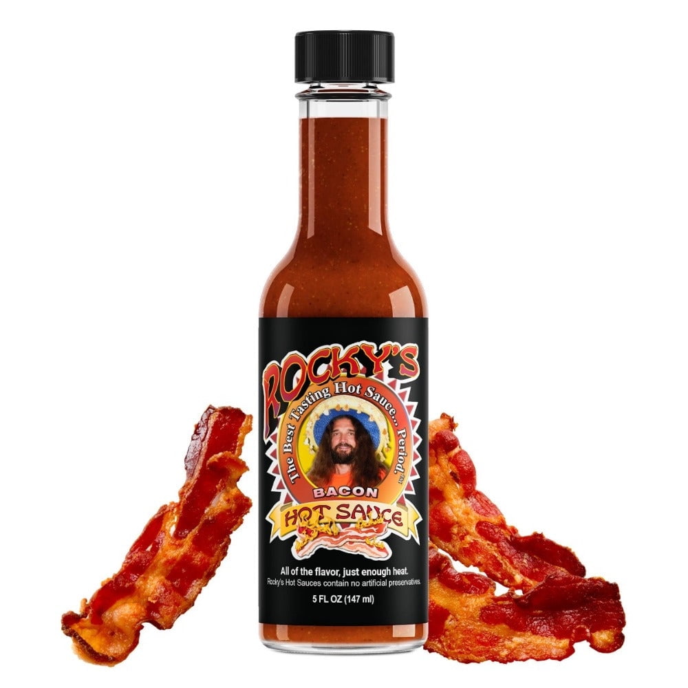 Rocky's Bacon Hot Sauce 5oz Bottle