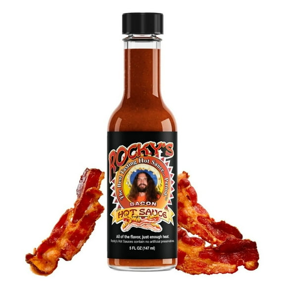 Rocky's Bacon Hot Sauce - 5oz Bottle