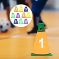 thumbnail image 3 of 10Pcs Digital Logo Bucket Covers Football Training Logo Bucket Protectors, 3 of 9
