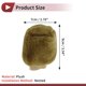 thumbnail image 4 of Cubierta de pomo de cambio de marcha única Bargains universal para automóvil SUV camión RV protector de palanca de cambios anidado de felpa verde caqui, 4 of 7
