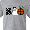 thumbnail image 4 of Inktastic Boo Halloween Ghost and Plaid Pumpkin Youth T-Shirt, 4 of 5
