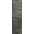 thumbnail image 2 of Radici Usa Colosseo Area Rug 3562 Traditional Grey Bordered Leaves 2' 2" x 7' 7" Rectangle, 2 of 2