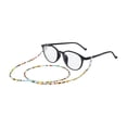 thumbnail image 2 of Unique Bargains 1 Pc Eyeglass Chain Glasses Chain Beaded Pattern 75cm L Yellow, 2 of 5