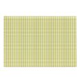 thumbnail image 1 of Abstract Cutting Board, Tartan Pattern with 2 Colored Little Symmetric Squares Summer Themed Art Image, Decorative Tempered Glass Cutting and Serving Board, Large Size, Yellow White, by Ambesonne, 1 of 1