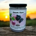 thumbnail image 2 of Grape Soda Coconut Soy 12 oz/ 355 ml Candle Hand-poured, Eco-friendly, Clean Burning, Fruity Bakery Food Drink Wood Wick, 2 of 5