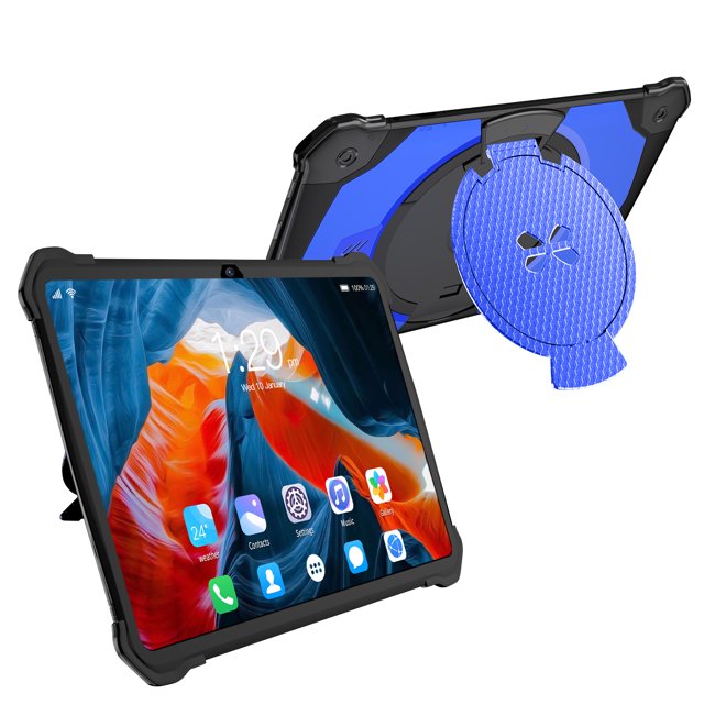Tableta para niños de 7 pulgadas mejorada, Android 11, tableta de aprendizaje para niños con Bluetooth, WiFi, cámaras duales, 32 GB, juguete educativo para niños pequeños, regalo
