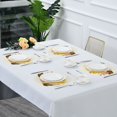 thumbnail image 7 of IAUYY Set of 4 Round Placemats for Dining Tables Heat-Resistant and Wear-Resistant DIY Printing Design Table Placemats，Applicable for Christmas Fully Feathered, 7 of 7