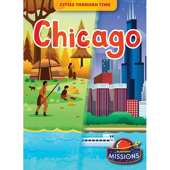 Cities Through Time Chicago, (Hardcover)