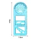 thumbnail image 5 of Para la escuela Multifuncional Actividad de la escuela primaria Dibujo Regla geométrica Triángulo Regla Brújula Conjunto transportador Herramienta de medición (estilo F) brillar Electrónica, 5 of 5