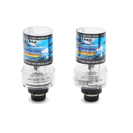 2pcs 12V 35W 6000K 2600LM D4R HID Xenon Light Headlight Replacement Lamp for