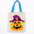thumbnail image 2 of Ounissouiy Bolso de mano para niños con temática de Halloween, bolso de hombro, bolsa de almacenamiento de dulces para fiestas infantiles, Kits de decoración para fiestas uno Ounissouiy HA9207-01B, 2 of 6