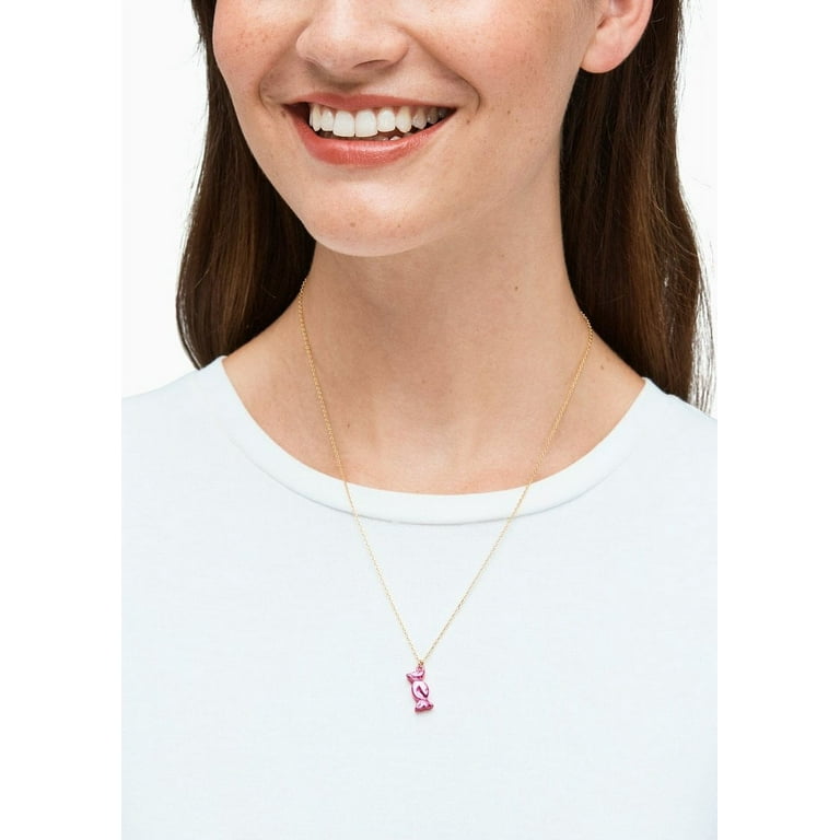Kate Spade New York Necklace Candy Shop Mini Pendant in Pink