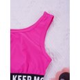 thumbnail image 5 of TiaoBug Kids Girls One Piece Swimsuit One Shoulder Swimwear Bikini Bathing Suit 4-16, 5 of 7