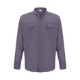 thumbnail image 5 of Men's Clearance Button Down Shirt Casual Regular-Fit Dress Shirts Lapel Wrinkled Casual Shirt Cotton Linen Fashion Breathable Shirt Long Sleeve Dress Shirts, 5 of 7