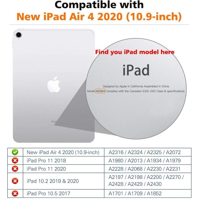 MoKo Case Fit iPad Air 4ª generación 2020, Funda para iPad Air 4 de 10