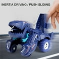 Fridja Transforming Dinosaur Toys Dinosaur Transformer Car Toy Pull Back Dino Race Car