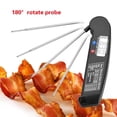 thumbnail image 1 of Termómetro digital de alimentos Ecomeon Termómetro para carne con sonda plegable negro 15 * 3.5 * 1.6cm, 1 of 6