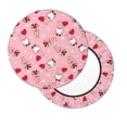 thumbnail image 2 of Balery Gnome With Heart Fundas de asiento para taburete de bar redondo de tela de terciopelo ajustables que protegen de arañazos y manchas para sillas de 14 a 17 pulgadas.-13 inch, 2 of 7