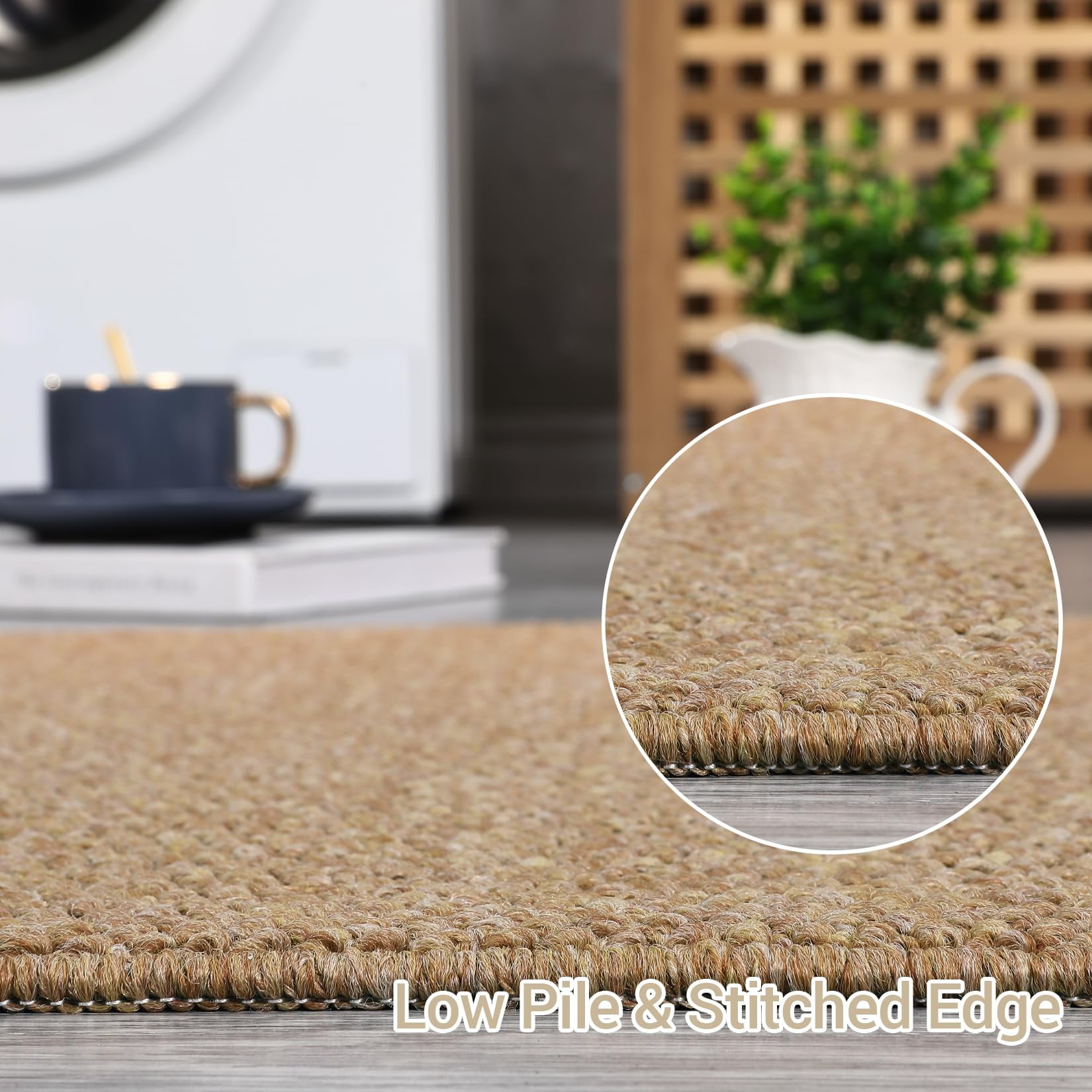 Rugs for Living Room,Area Rug Washable Rugs for Living Room Bedroom Office Nursery Modern Solid Area Rug Contemporary Minimalism Rug Low Pile Neutral Soft Rug Non Slip Farmhouse Floor Cover