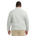 thumbnail image 2 of Big & Tall IZOD Thermasoft Sweater Fleece Quarter Zip Color: Light Grey Heather Size: 3XB, 2 of 4