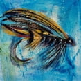 thumbnail image 3 of Monahan, Jodi 15x15 Black Modern Framed Museum Art Print Titled - Salmon Fly King, 3 of 5
