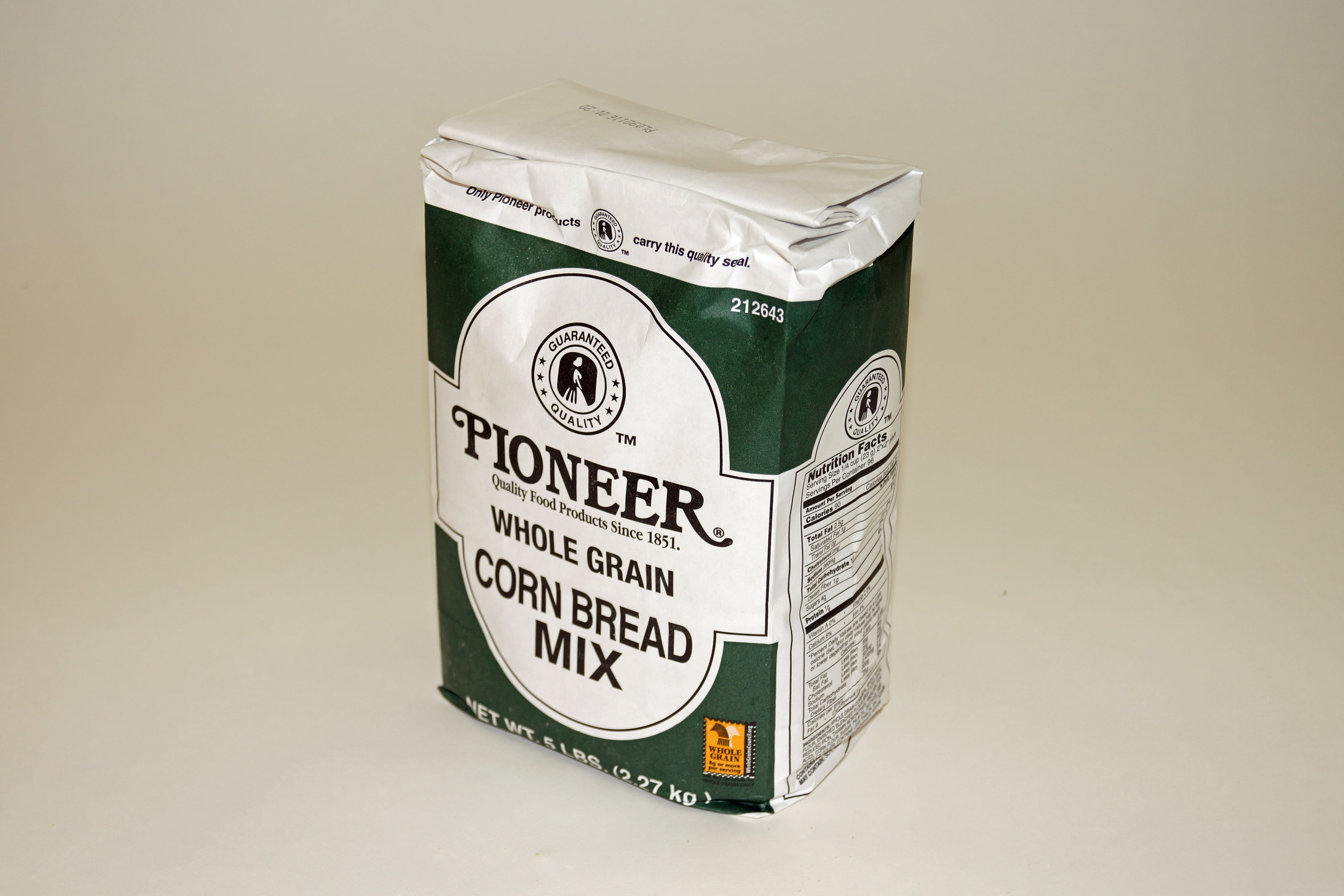 Ch Guenther Pioneer Whole Grain Corn Bread Mix 5lbs (PACK OF 6