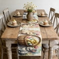 thumbnail image 3 of Wozhuo Easter Table Flag Decorations for Kitchen Party Home with Non-Slip Tablecloth, 3 of 5