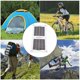 thumbnail image 4 of Panel solar USB de 30 W Impermeable para exteriores Senderismo Camping Cargador solar portátil plegable para teléfono Placa para coche Yate Caravana, 4 of 5