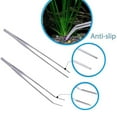 thumbnail image 2 of Aquarium Aquascaping Tool, Long Tweezers Scissors Spatula, 4 in 1 Stainless Steel Aquatic Plants Set for Fish Starter Kits, Aquariums Tank and Terrarium, 2 of 7