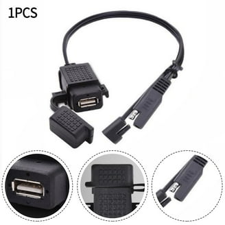 SAE To USB Charger Cable Adapter For Motorcycle Phone GPS Tablets Waterproof - Foto 7