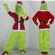 thumbnail image 3 of Christmas Green Fur Monster Santa Claus Cosplay Costume Santa Suit Anime Clothes New Year Funny Mask Gloves Party Halloween Set, 3 of 4