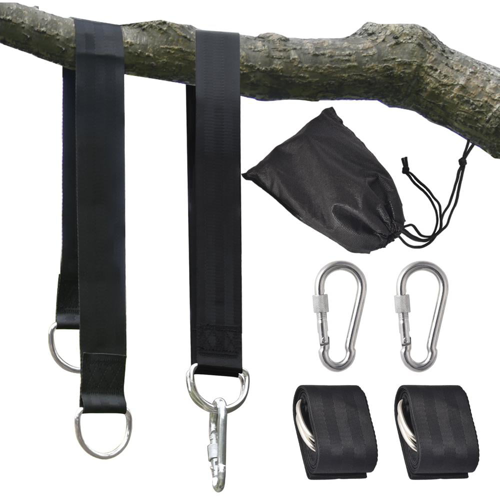 Planks and Camping hammocks Swing Strap 2PCS Tree Swing can accommodate Max 2000 LB with Two Heavy-Duty Buckle，Tree Swing Suspension Kits for Swing Sets 