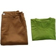 thumbnail image 7 of Adult Men Shaggy Casual Retro Outfit Green Shirt and Brown Pants Suit Halloween Outfit, 7 of 7