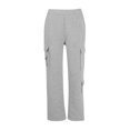 thumbnail image 1 of 2025 Women's Casual Pants Women's Solid Color Casual Women Pants Casual Loose Drawstring Cargo Pants Versatile Casual Pants Women Plus Comfortable Long, 1 of 4